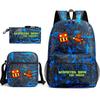 Geometry sprint game backpack geometry dash heat transfer backpack elementary school bag leisure bag