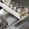 Multiple Functional Metal Organizers Rack Strong Carbon Steel Easy Assembly Brackets for Small Space Bathroom Kitchen