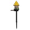 LED Solar Fairy-Tale Mushroom Cottage Garden Light Mushroom House Statue Lawn Lights for Yard Patio Pathway Lawn Flower Bed