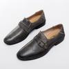 Fashion Hot Sale Men's Slip on Flats Genuine Leather Loafers Lightweight Casual Shoes Non Slip Soft Sole Walking Shoes Comfy Moccasins