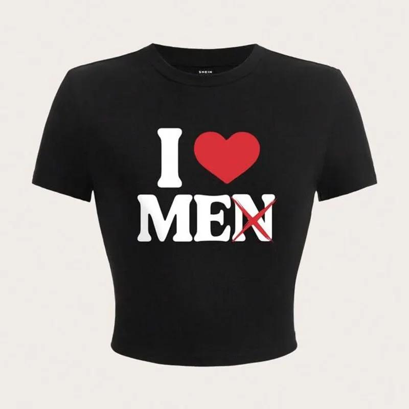 

I Love Me Graphic T Shirts Baby Tees Y2k Tops T-shirt Woman T-shirts Women s Cropped Crop Top Women Grunge Clothes Y2k Kitty ... 5XL різнокольоровий