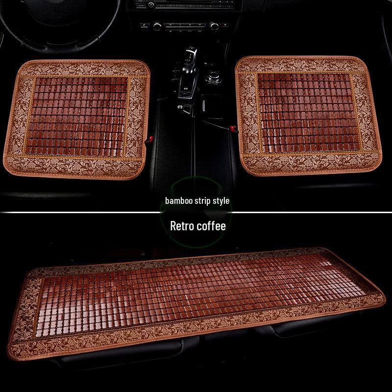 

Противоскользящая бамбуковая подушка на сиденье для экскаватора, вилочного погрузчика и автомобиля - летняя прохлада, потостойкая подкладка