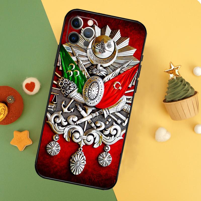 Ottoman Empire Coat Of Arms Phone Case For iPhone 17 17Air 16 16E 15 14 13 12 11 Pro Max 12 13 Mini Shockproof Cover