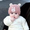 Warm Knit Baby Beanie - Cute, Windproof, Wool Hat for Infant Girls (Autumn & Winter)