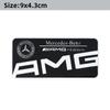 3D Aluminium Car Logo Sticker Decals Auto Decoration Accessories For Mercedes Benz AMG W204 W205 W203 W211 W212 W213 W201 W210