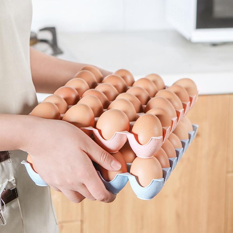 Egg Storage Rack Multi Layer Kitchen Organizer Easy Clean Egg Tray for Home Refrigerator Use