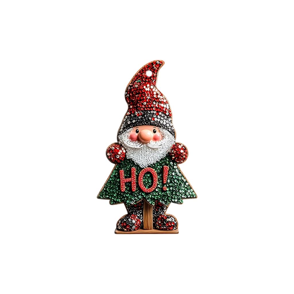 Świąteczne Zawieszki Ambiencyjne do Domu - Akrylowe i Drewniane Dekoracje do Zawieszenia do Wnętrza Samochodu