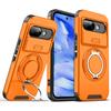Für Google Pixel 9a Hülle Google Pixel 9 Pro XL Cover Pixel 9 9Pro Magnetischer Ring Armor Slide Kamera Magsafe Kabelloses Laden Abdeckung