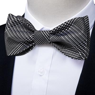 Bowtie for Men Fashion Casual Striped Men's Bow Ties Cravat Neckwear for Wedding Party Suits Tie