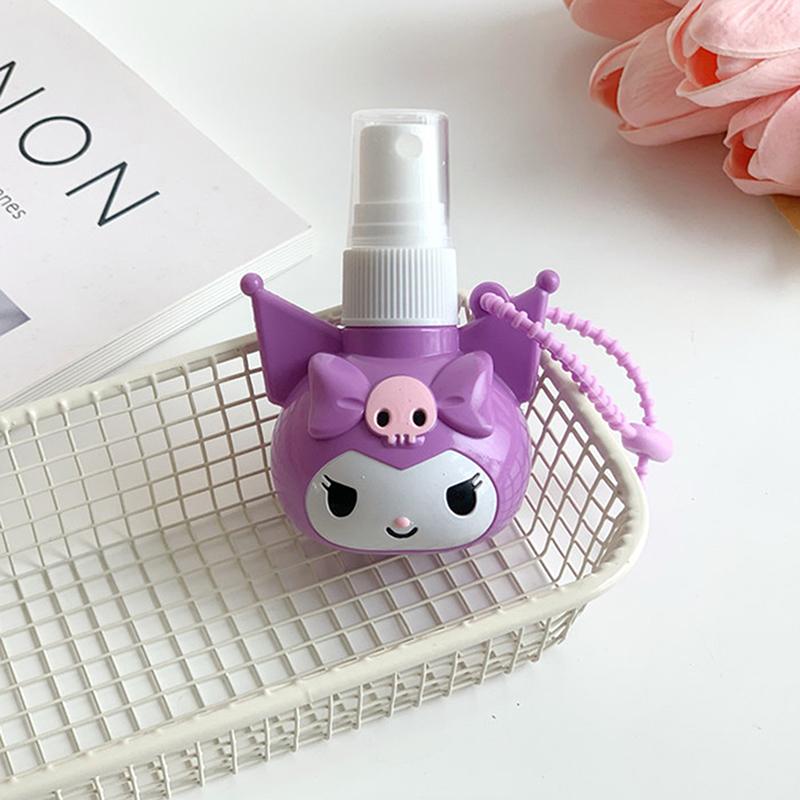 50Ml Portable Spray Bottle Keychain Holder Sanrio Alcohol Disinfection Sub-Bottling Mosquito Repellent Divided Into Bottles