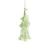 Floral Charm Strap Keychain for Bags and Phones, Valley Flower Hanging Style with Translucent Flower Drops and Bead Details