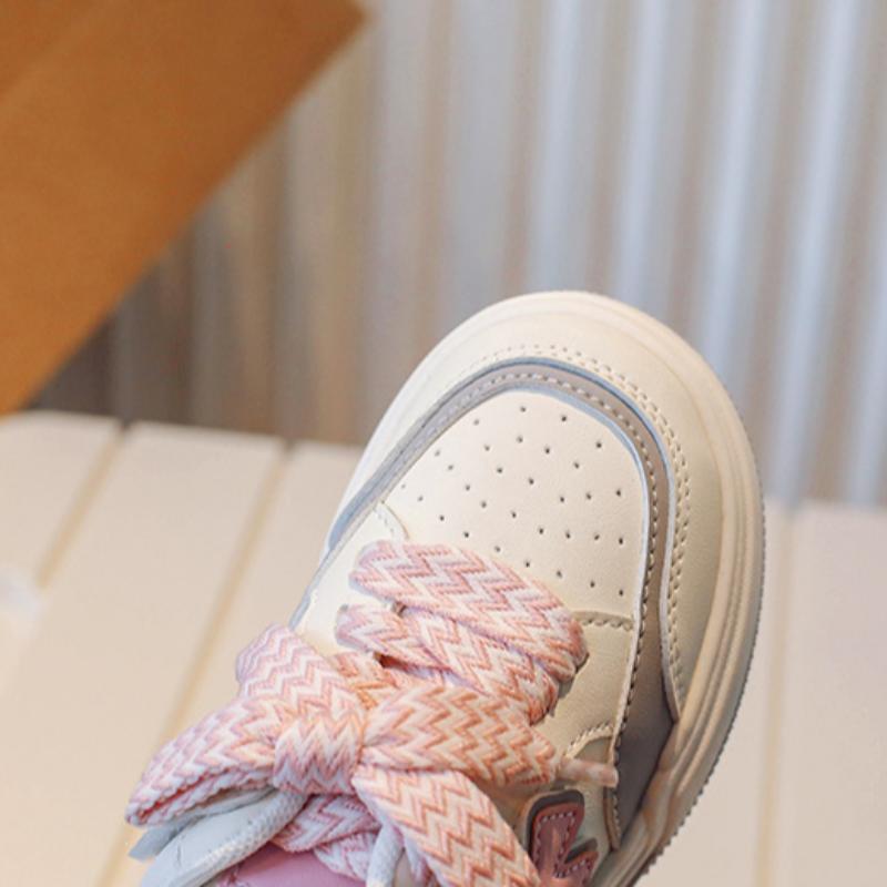 Детские низкие кеды Весна Новые износостойкие повседневные туфли на платформе Кроссовки — фото 8