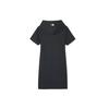 New MLB Short Sleeved Dresses Women's Black 3FOPB0141-50BKS