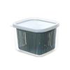 Transparent Double Layer Fresh-keeping Box For Ginger Garlic Onion Storage And Preservation