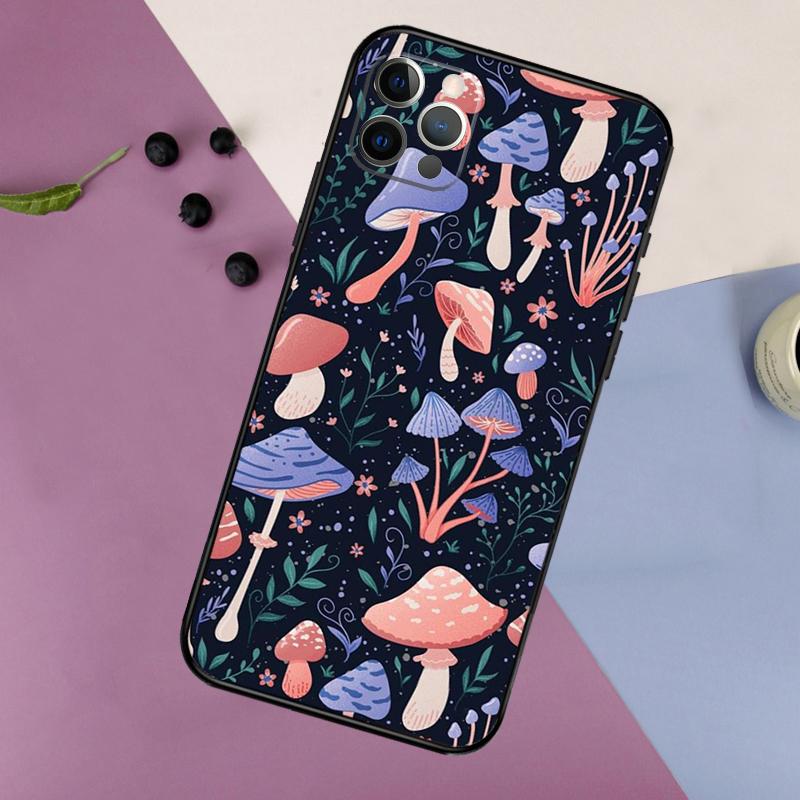 Trippy Mushroom Phone Case For iPhone 17 16 15 14 11 12 13 Pro Max Plus 12 13 Mini 16e 17 Air Bumper Cover