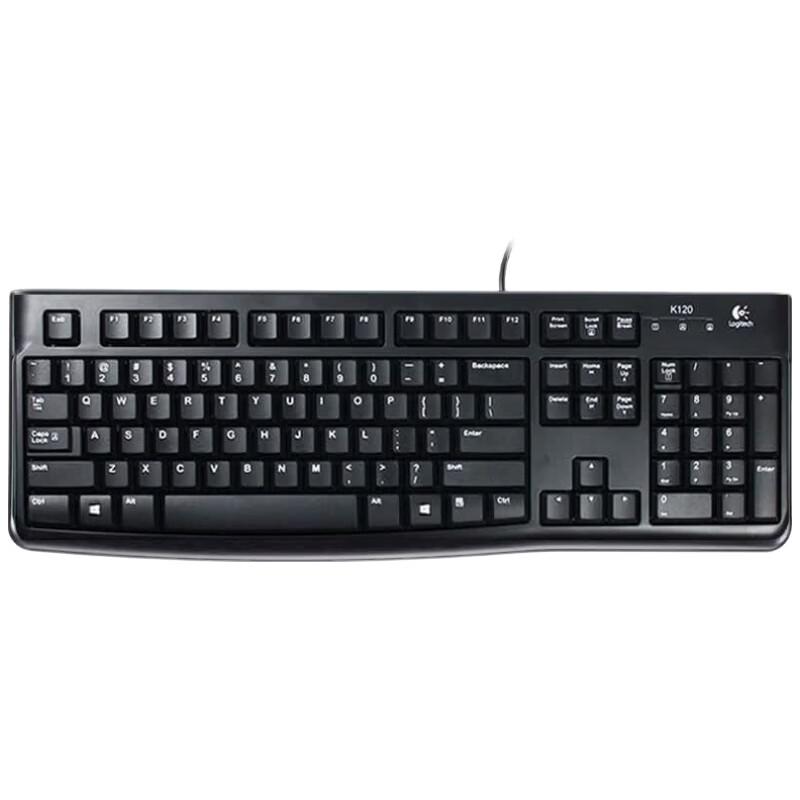 Tastiera a membrana cablata silenziosa Logitech K120