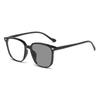 Color Changing Sunglasses Photochromic Blue Light Blocking Round Frame Eyewear for Women Myopia Computer Glasses