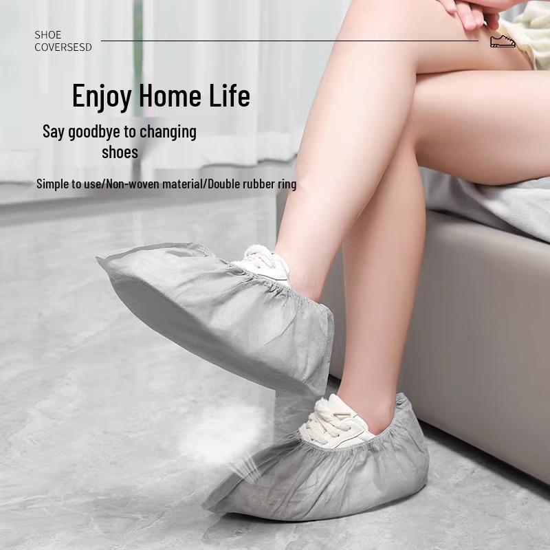 Shoe Covers: Reusable, Thick, Wear-Resistant, Non-Woven for Indoor Use by Students and Children