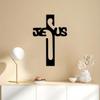 Jesus Cross Metal Wall Art Christian Decor Living Room Housewarming Christmas Gift