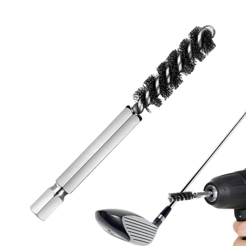 1PC 8MM Golf Clubs Head Hosel Brush Golf Club Wire Cleaning Polishing ToolS Electric Drill Wire Iron Wood Golf Accessories