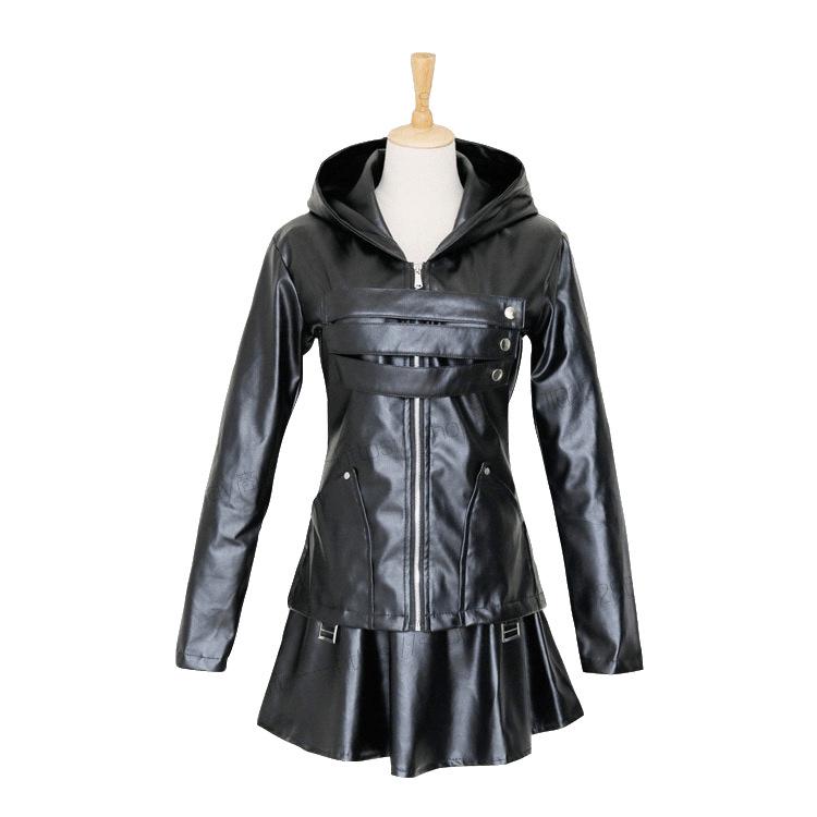 Tokyo Ghoul Kaneki Ken & Touka Kirishima Fan-made Battle Suit School Uniform Cosplay Costume