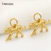 2026 New Designer Gold Plated Leopard Shape Pendants Charms Jewelry Making DIY Creative Bracelets Necklaces Pendant Accessories