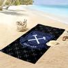 WHUFC Logo Aufdruck Strandtuch, Großes Weiches Schnelltrocknendes Handtuch für Strand Camping Schwimmen
