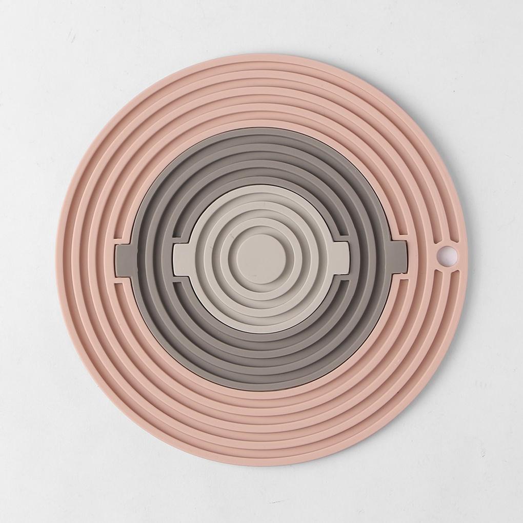 Odpinana silikonowa łapka kuchenna 3 w 1 (Różowy) Coaster