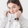 KLON Skeleton Clear Transparent Leather Strap Wristwatch Matching Unisex Stylish Simple KLON INVISIBLE UNIVERSAL SHAPES 38mm [Pair Watches] Men's
