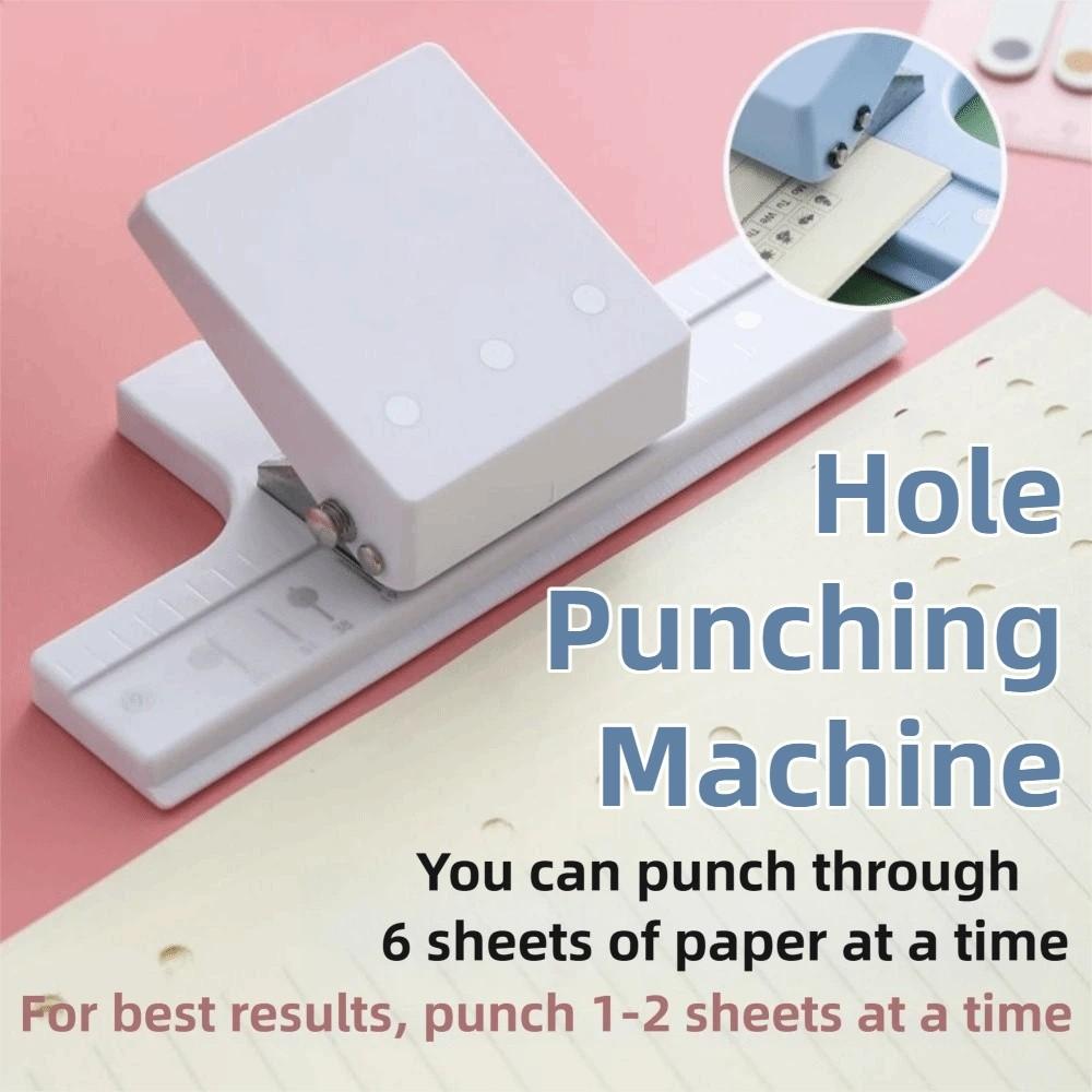 DIY Paper Hole Puncher 3 Holes Paper Binding Punch Hole Punching Machine  Book Binding
