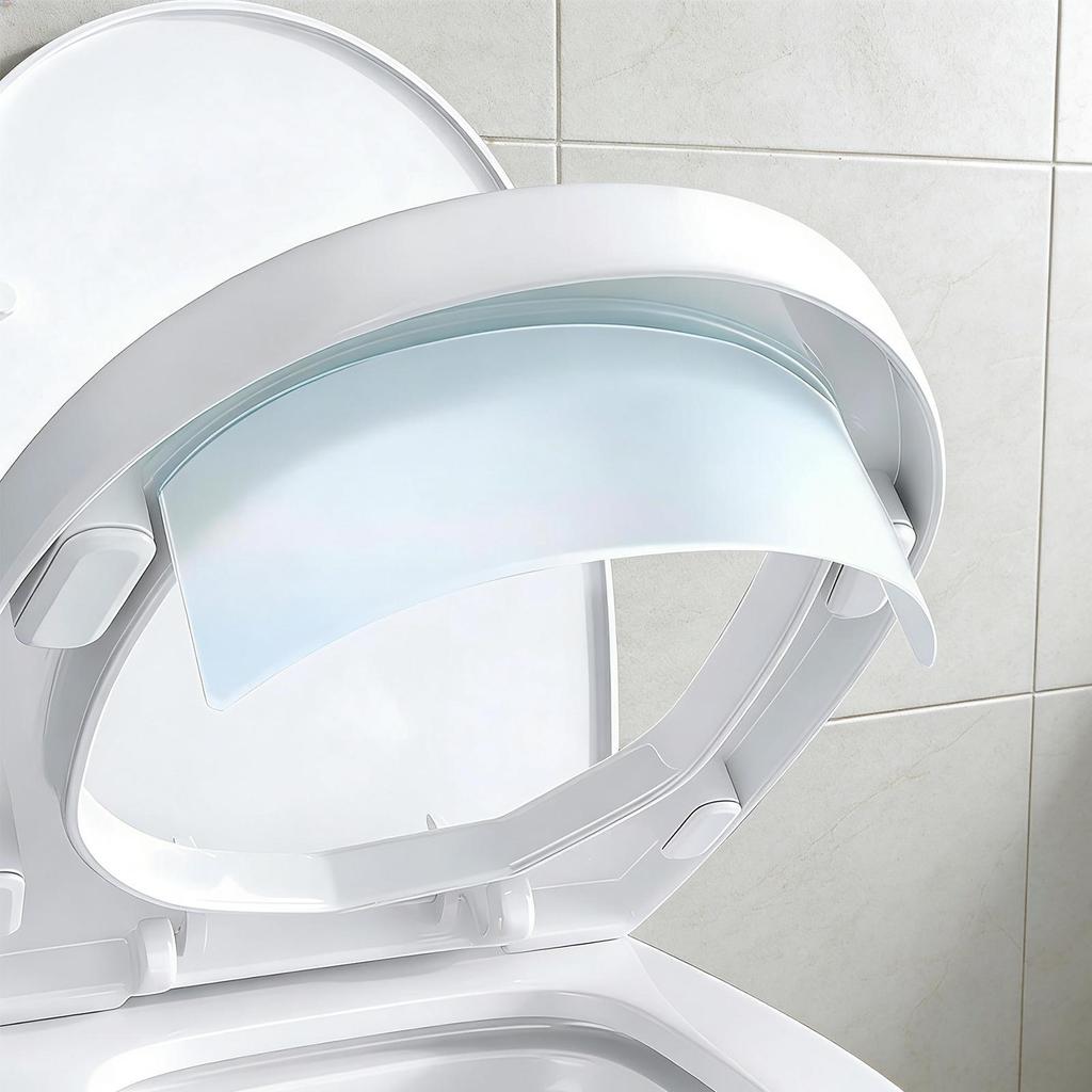 10Inch Toilet Seat Pee Splash Guard Potty Training Urine Protective Guard Easy Operation Toilet Seat Accessories For Bathroom