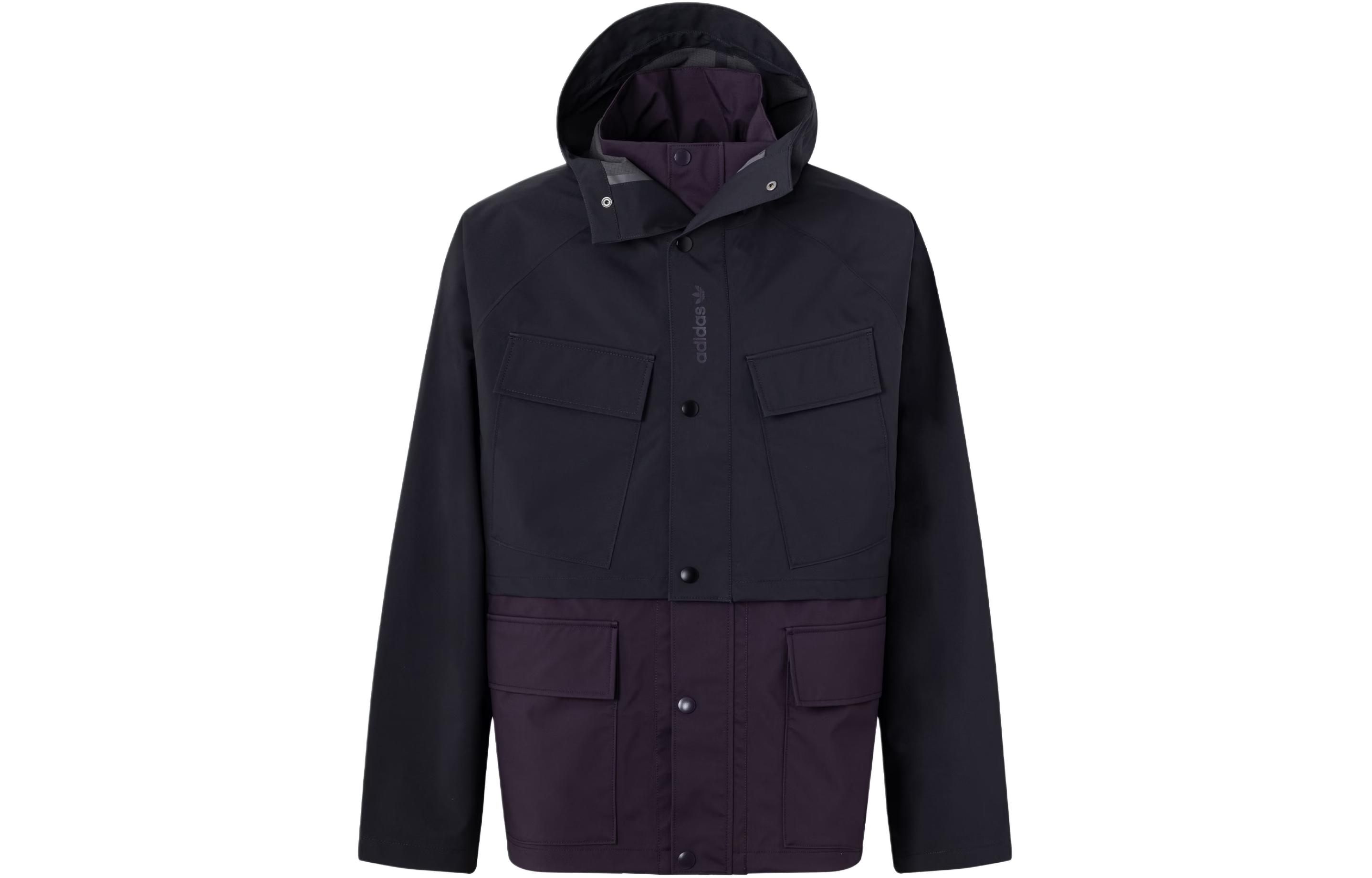 

Adidas Originals Convertible Shell Jacket Jackets & Coats Men s Black Purple JF2866 XL