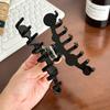 Extra Fashionable Large Pearl Inlaid Acetate Hair Clip Versatile Claw For Style Effortless