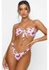 2023 Schmetterlingsmuster Knotenstil Bikini für Damen