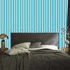 Wallpaper Stripes Turquoise, White and Celadon for Living Room and Bedroom 50x1000