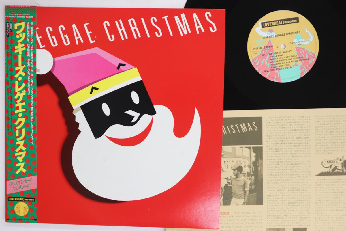 LP Record VARIOUS Wackies Reggae Christmas C25Y0167 OVERHEAT 1985 Japan Obi Reggae Ska Dub Used