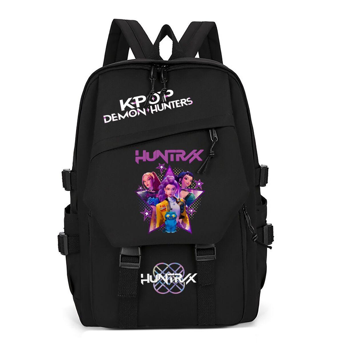 

Горячая Распродажа Demon Hunters KPop Demon Hunters Периферийный Рюкзак Большой Вместимости Студенческий Рюкзак