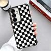 Retro Classic Chess Board Grid Soft Phone Case For Samsung A17 A27 A07 A37 A57 A16 A56 A15 A55 A14 A54 A13 A53 A26 A36 A25 A35 A