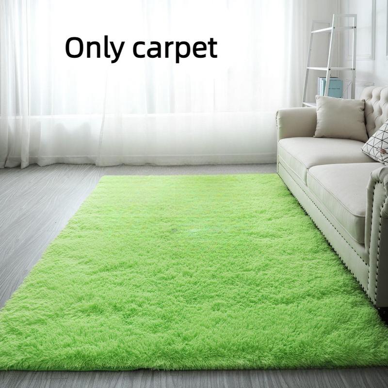 Stain-resistant Polyester Fiber Carpet For Girls' Bedroom And Living Room Decor