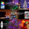 LED String Light Smart Bluetooth App Control Garland Waterproof Outdoor Fairy Lights For Christmas Holiday Party Birthday Decor