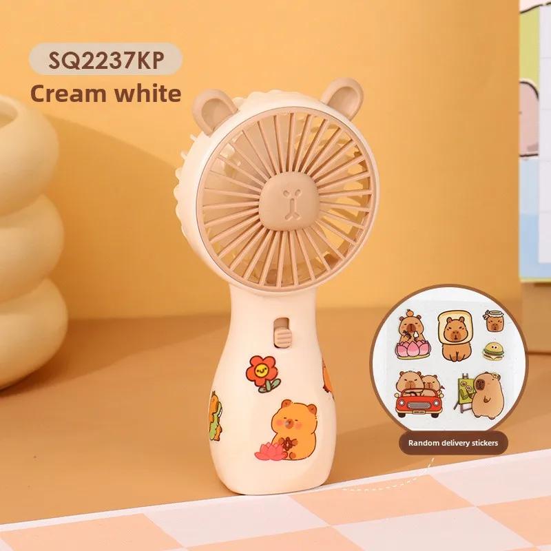 2025 New Cool SummerUSB Charging Mini Small Fan Cartoon Mini Handheld Fan Student Gifts Office Supplies Gifts