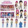 6pcs/set Kpop Devil Hunter Action Figure Set Derpy Tiger Rumi Mira Zoey Cute Dolls Collectible Figurines Fans Gift