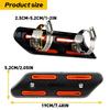 Exhaust Muffler Pipe Shield Guard Heat Cover Fit Universal Motorcycle Orange