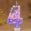 Crown Glitter Number 1 Birthday Candle Cake Topper