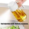 2-in-1 Glas Ölzerstäuber und Spender Auslaufsicheres Design Mit Zerstäuberdüse Für Präzise Fettkontrolle