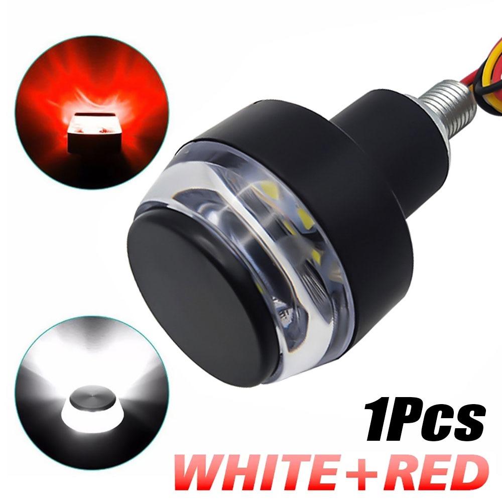 

1/2Pcs Durable 12V Motorcycle Turn Signals 22mm Flashing Corner Lamp Handle Bar LED Light for Moto Handle Bar
