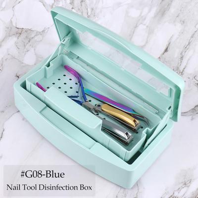 Nail Tool Sterilization Box Filter Transparent Cover Versatile Sturdy Long Lifespan Sterilization Case for Clean Safe Manicures