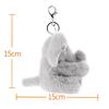Apricot Lamb Cute Soft Animal Keychain Plush Suitable for Men and 15cm Elephant, Women, Backpack, Wallet,