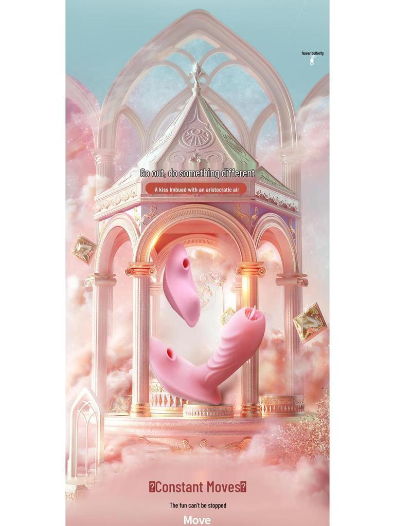 Remote Control Wearable Licking Vibrator Massager for Adults