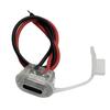 Type-C Female Socket with Cable, 3A Current, DIY Repair Desk Lamp Toy Charging Port, Waterproof USB Socket.
